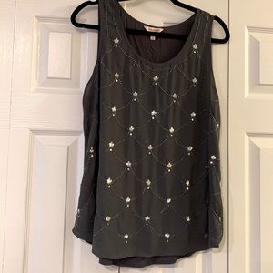Juicy Couture embellished dress tank in size large